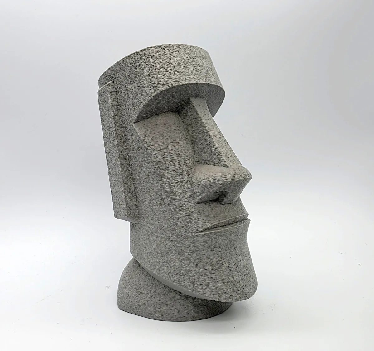 Cabeza de moái de adorno